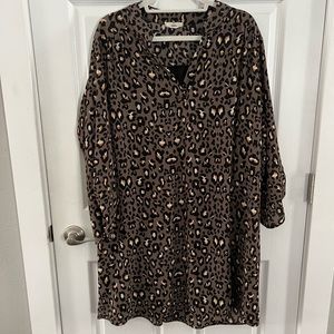Leopard print dress